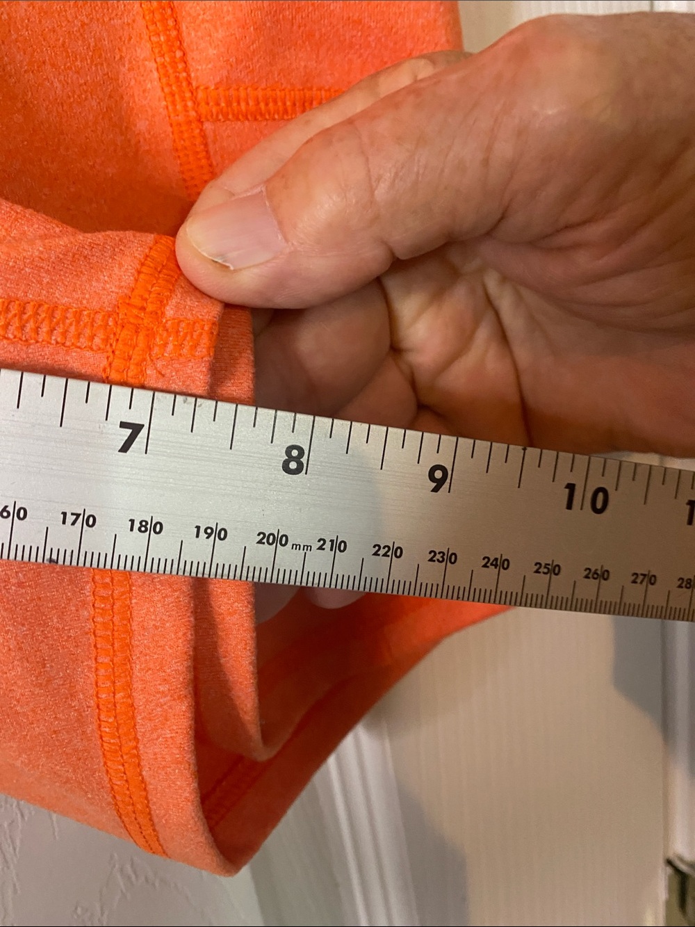 tek gear Bright Orange Women's Bike Shorts with Side Pockets - Picture 5 of 5